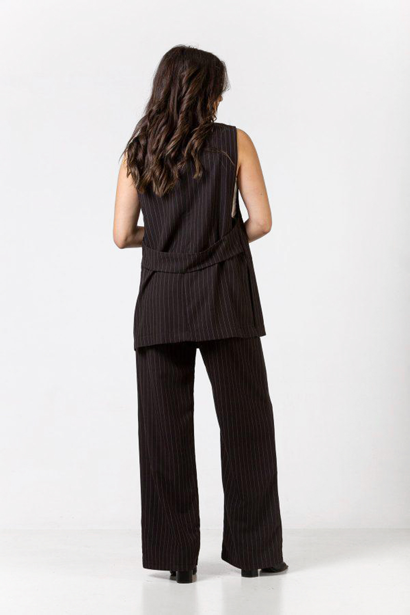 Γυναικείο γιλέκο TR ριγέ SIMPLE FASHION 24-501 Γυναικείο γιλέκο TR ριγέ SIMPLE FASHION 24-501