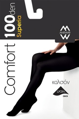 Καλσόν Opaque Αδιάφανο MEWE 100 DEN Comfort 3100 ΛΕΥΚΟ