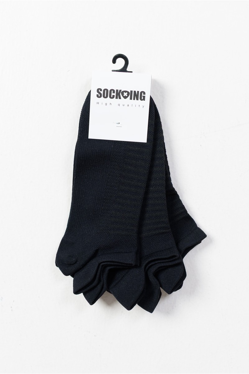Κοντές κάλτσες SOCKING 3 Pack ΜΑΥΡΟ 2430 Κοντές κάλτσες Διαβαθμισμενης Συμπίεσης SOCKING 3 Pack 2430