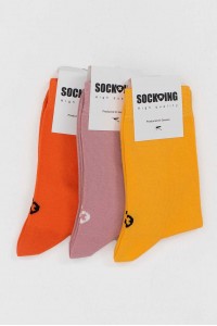 Γυναικείες κάλτσες SOCKING COLORS 3 Pack 4000 Γυναικείες κάλτσες SOCKING COLORS 3 Pack 4000