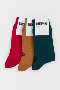 Γυναικείες κάλτσες SOCKING COLORS 3 Pack 4000 Combo 2