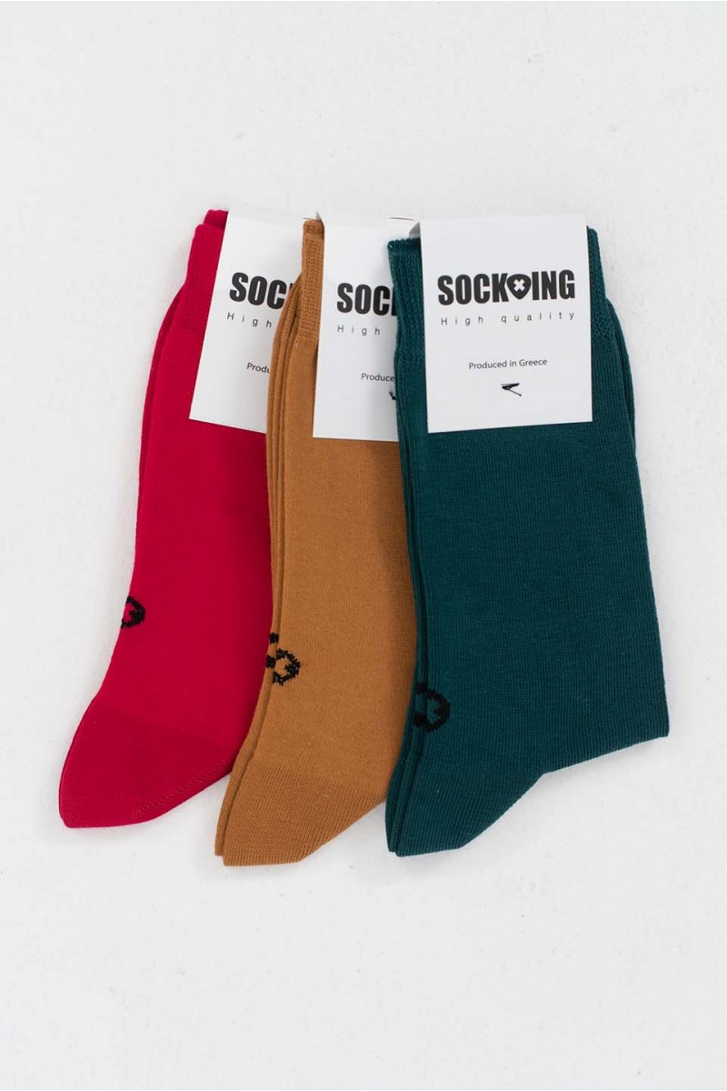 Γυναικείες κάλτσες SOCKING COLORS 3 Pack 4000 Combo 2