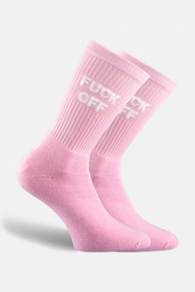 Αθλητικές κάλτσες SOCK-ING FUCK OFF Pink