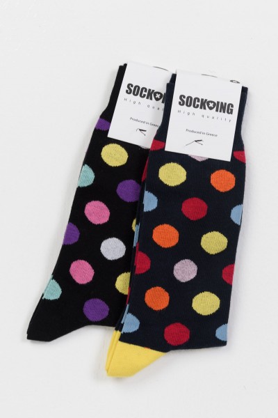Casual κάλτσες SOCKING Dots 2 Pack 40322