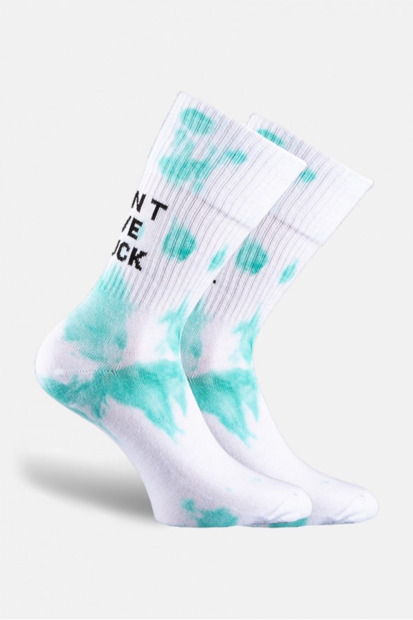 Αθλητικές Κάλτσες SOCK-ING TIE DYE Dont Give Fuck Green