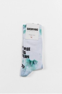 Αθλητικές Κάλτσες SOCK-ING TIE DYE Ocean Lilac and Grean