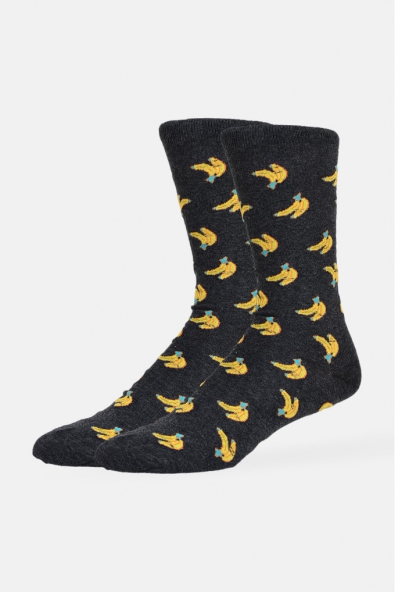 UNISEX Κάλτσες SOCKING GRAY Banana UNISEX Κάλτσες SOCKING GRAY Banana