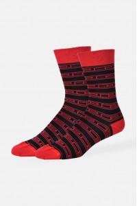 UNISEX κάλτσες Casual SOCKING Prelude Red