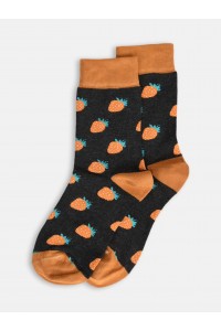 UNISEX Κάλτσες SOCKING Orange Strawberries 