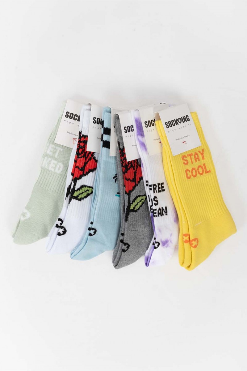 Αθλητικές κάλτσες SOCK-ING MIX 6 Pack