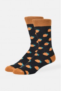 UNISEX Κάλτσες SOCKING Orange Strawberries 