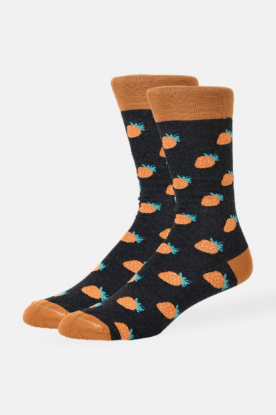 UNISEX Κάλτσες SOCKING Orange Strawberries 