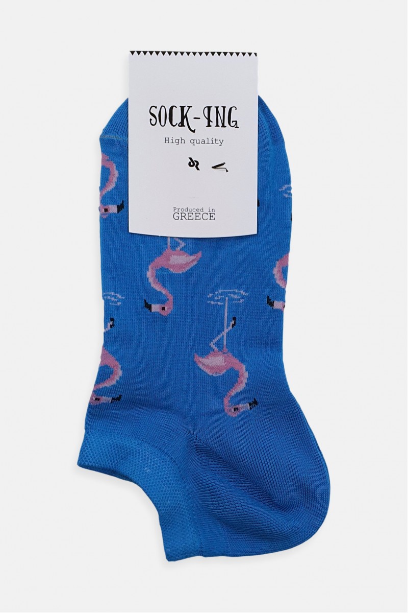 Κοντές κάλτσες Γυναικείες SOCK-ING FLAMINGO White