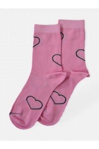 Fux Hearts Socks