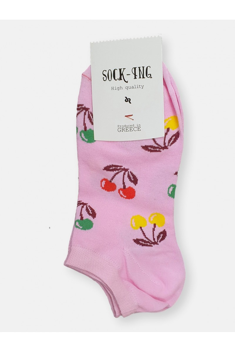 Κοντές κάλτσες Γυναικείες SOCK-ING Cherry 