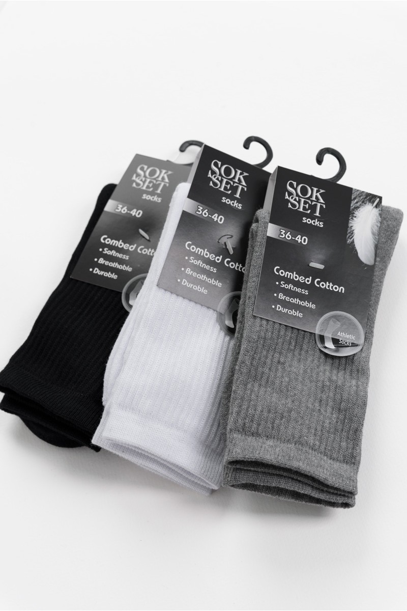 Αθλητικές κάλτσες SOKSET 3 Pack Multicolor Αθλητικές κάλτσες SOKSET 3 Pack Multicolor