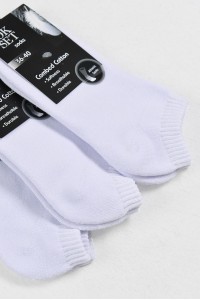 Κοντές Αθλητικές κάλτσες SOKSET 3 Pack Λευκό Κοντές Αθλητικές κάλτσες SOKSET 3 Pack Λευκό