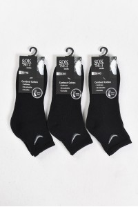 Ημίκοντες Αθλητικές κάλτσες SOKSET 3 Pack Μαύρο Ημίκοντες Αθλητικές κάλτσες SOKSET 3 Pack Μαύρο