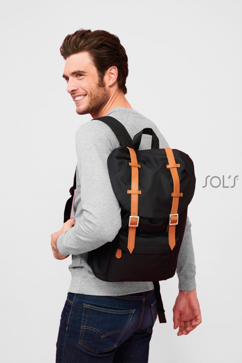 Σακίδιο Πλάτης SOLS HIPSTER BLACK 01201 Σακίδιο Πλάτης SOLS HIPSTER BLACK 01201