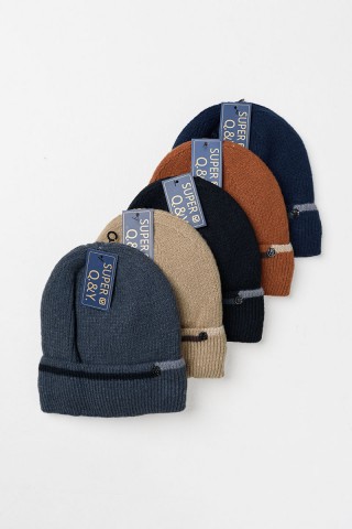 ΣΚΟΥΦΟΣ ΠΛΕΚΤΟΣ ΜΕ FLEECE SUPER Q&Y MZ5-15