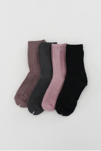 Γυναικείες κάλτσες χνουδωτές SUPER Q&Y 4 Pack WZ1-5 Γυναικείες κάλτσες χνουδωτές SUPER Q&Y 4 Pack WZ1-5