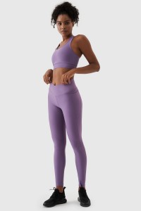 Αθλητικό κολάν SUPERSTACY με V WAIST Lilac SS2434_27