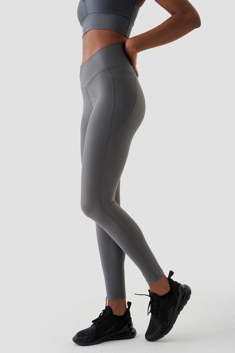 Αθλητικό κολάν SUPERSTACY με V WAIST D GREY SS2434_11