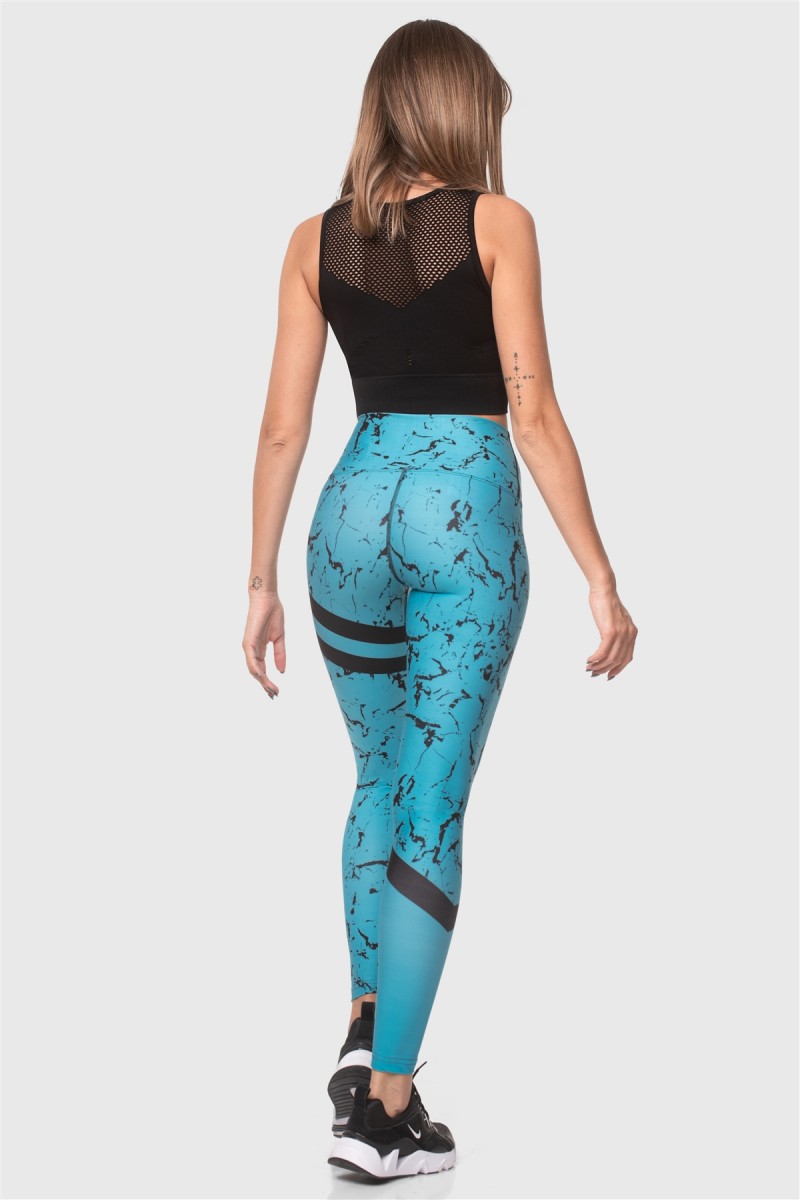 Αθλητικό κολάν Superstacy DIGITAL PRINT AQUA Αθλητικό κολάν Superstacy DIGITAL PRINT AQUA