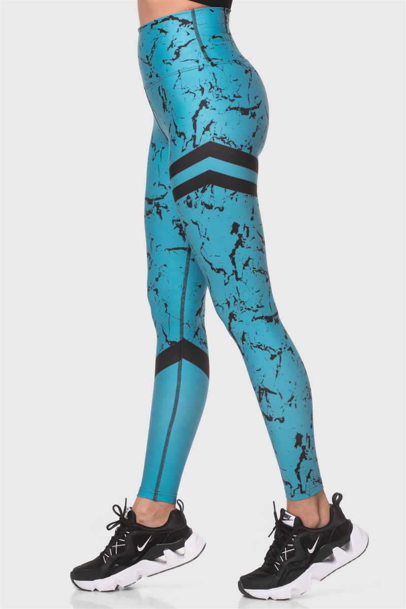 Αθλητικό κολάν Superstacy DIGITAL PRINT AQUA Αθλητικό κολάν Superstacy DIGITAL PRINT AQUA