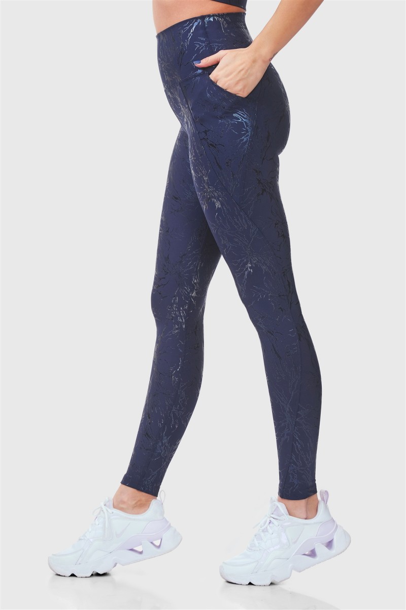 Ψηλόμεσο Αθλητικό κολάν Superstacy Fantasy Blue Ψηλόμεσο Αθλητικό κολάν Superstacy Fantasy Blue