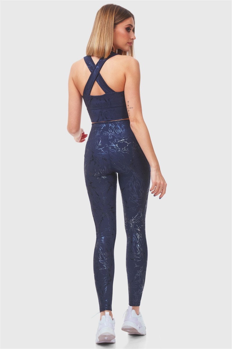 Ψηλόμεσο Αθλητικό κολάν Superstacy Fantasy Blue Ψηλόμεσο Αθλητικό κολάν Superstacy Fantasy Blue