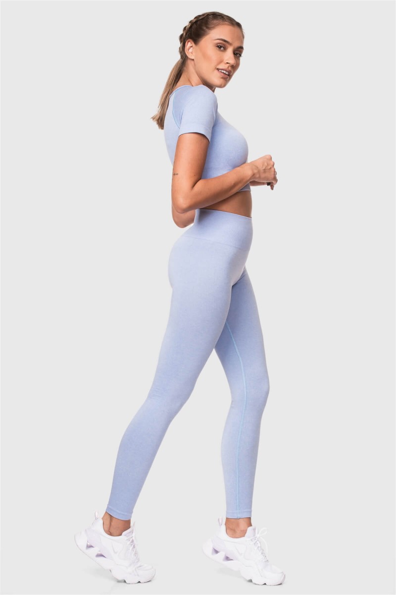 Ψηλόμεσο κολάν Superstacy Γαλαζιο PUSH UP FIT Ψηλόμεσο κολάν Superstacy Γαλαζιο PUSH UP FIT