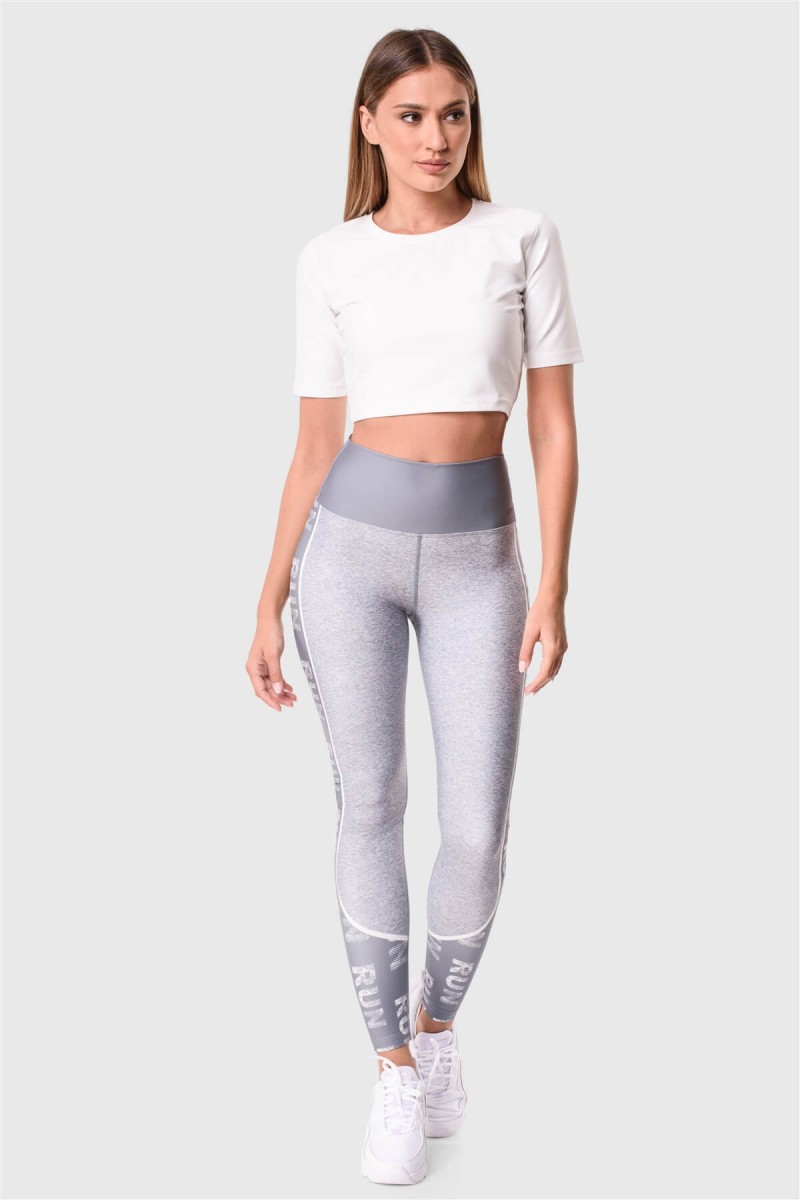 Αθλητικό κολάν Superstacy RUN Grey PUSH UP FIT Αθλητικό κολάν Superstacy RUN Grey PUSH UP FIT