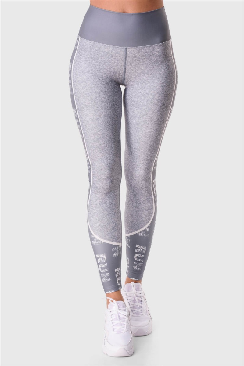 Αθλητικό κολάν Superstacy RUN Grey PUSH UP FIT Αθλητικό κολάν Superstacy RUN Grey PUSH UP FIT