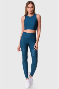Αθλητικό κολάν Superstacy Sport Tights Petrol Αθλητικό κολάν Superstacy Sport Tights Petrol