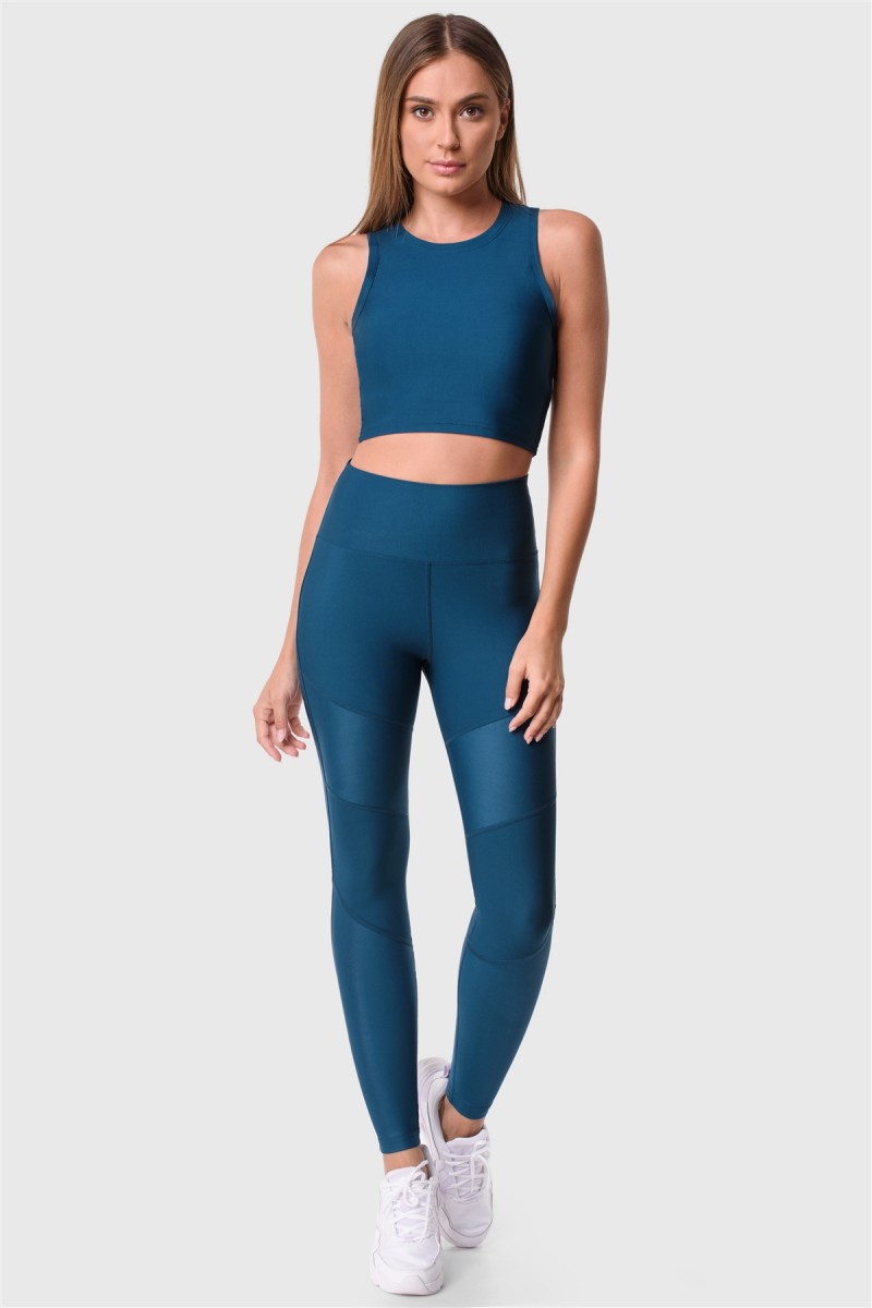 Αθλητικό κολάν Superstacy Sport Tights Petrol Αθλητικό κολάν Superstacy Sport Tights Petrol