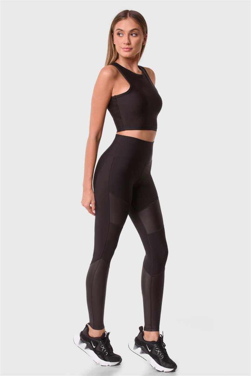 Αθλητικό κολάν Superstacy Sport Tights Black Αθλητικό κολάν Superstacy Sport Tights Black
