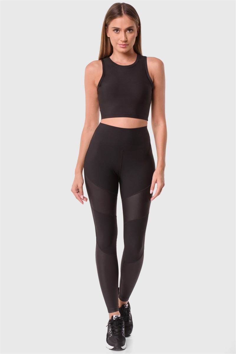 Αθλητικό κολάν Superstacy Sport Tights Black Αθλητικό κολάν Superstacy Sport Tights Black