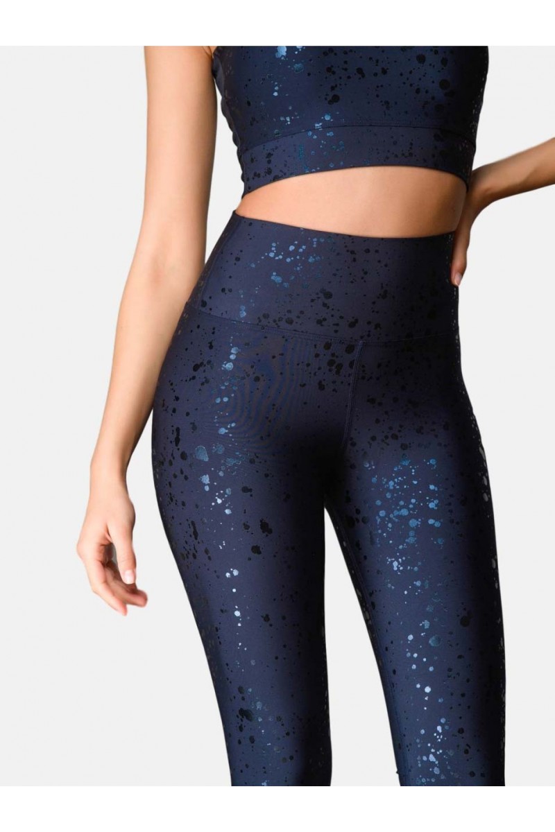 Ψηλόμεσο Αθλητικό κολάν Superstacy Splash Blue Ψηλόμεσο Αθλητικό κολάν Superstacy Splash Blue