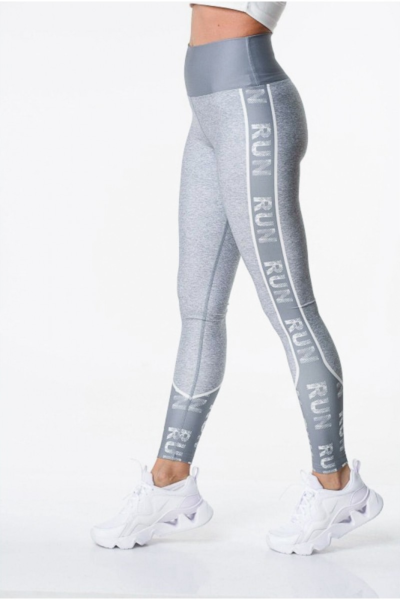 Αθλητικό κολάν Superstacy RUN Grey PUSH UP FIT Αθλητικό κολάν Superstacy RUN Grey PUSH UP FIT