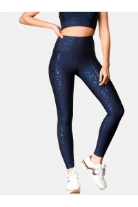 Ψηλόμεσο Αθλητικό κολάν Superstacy Splash Blue Ψηλόμεσο Αθλητικό κολάν Superstacy Splash Blue