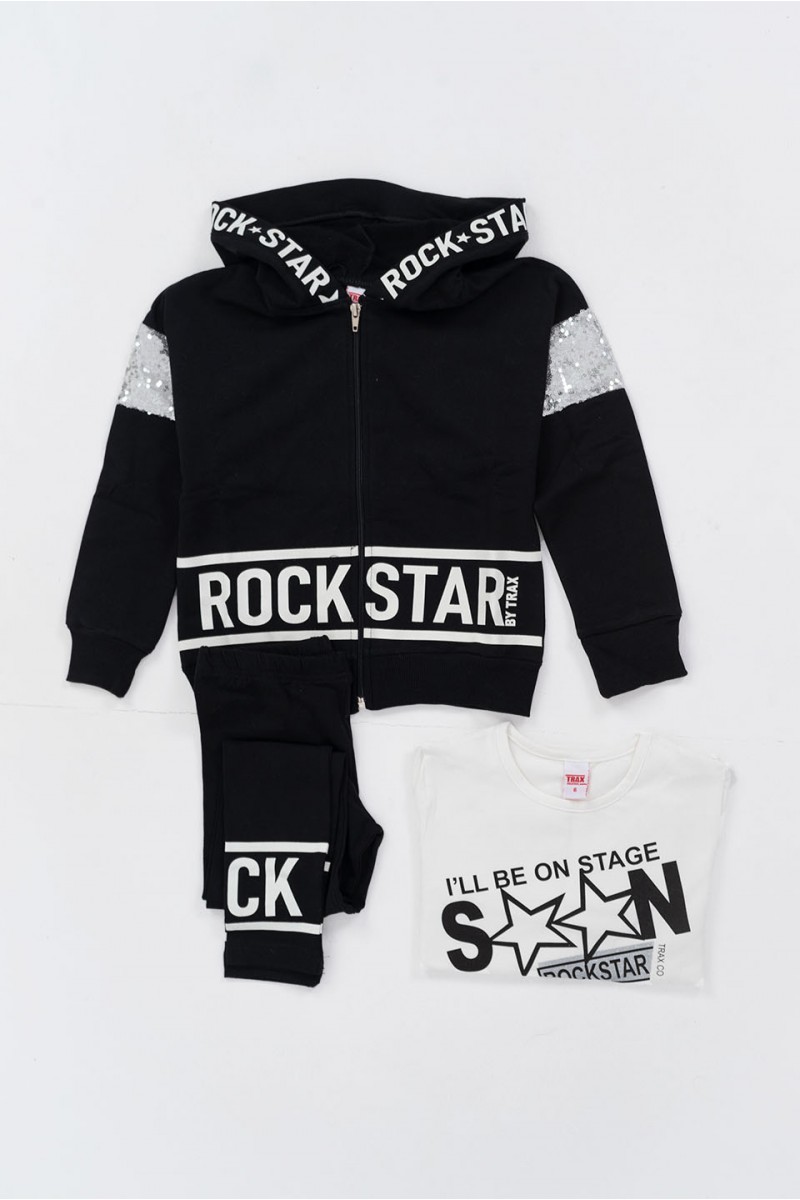 Σετ 3 Τεμαχίων με κολάν TRAX Rock Star 40632 Σετ 3 Τεμαχίων με κολάν TRAX Rock Star 40632