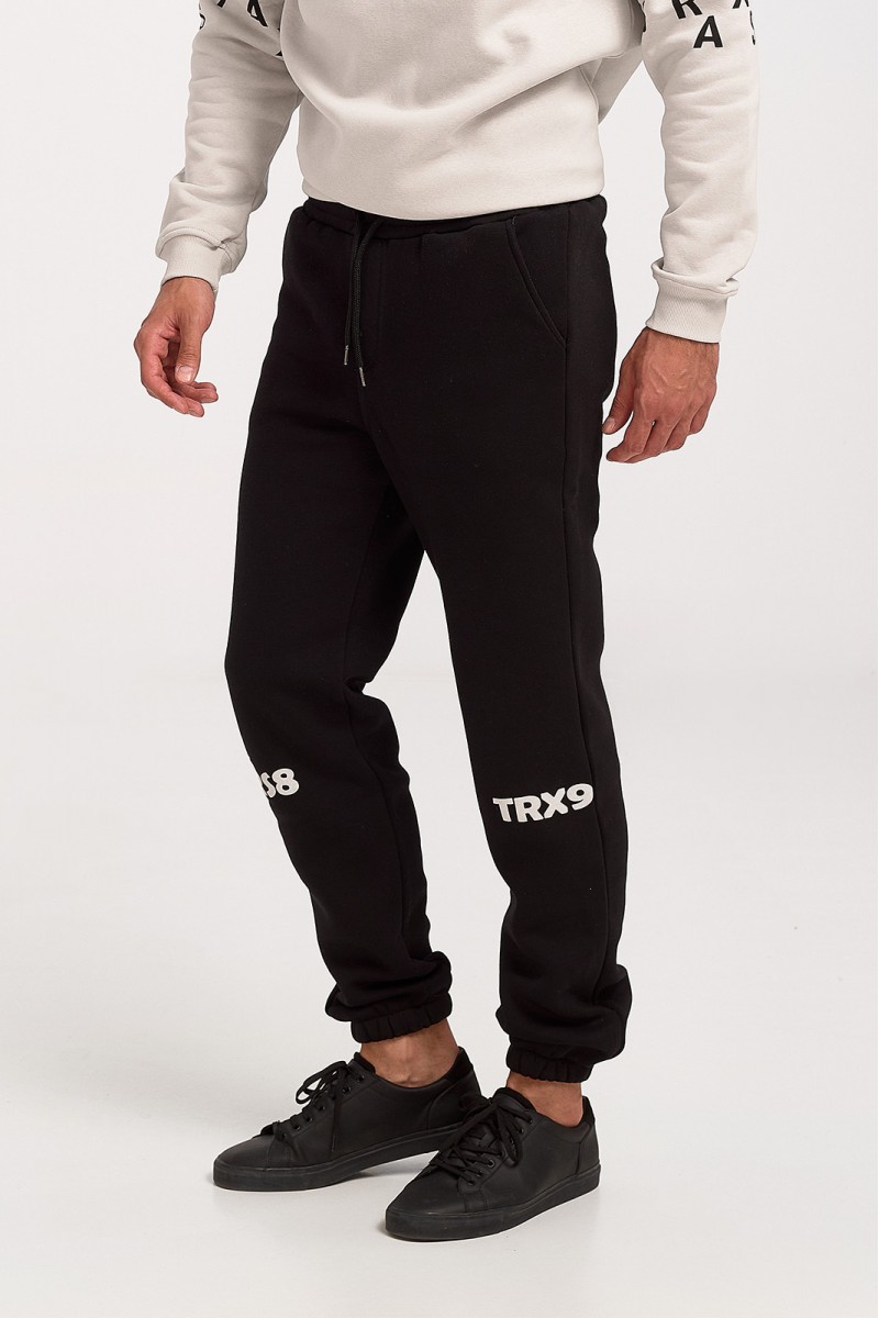 Παντελόνι Φούτερ TRAX BLACK 42301 Παντελόνι Φούτερ TRAX BLACK 42301