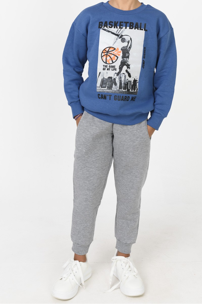 Εφηβική φόρμα TRAX Basketball 42828 Μπλε Ραφ Εφηβική φόρμα TRAX Basketball 42828 Μπλε Ραφ