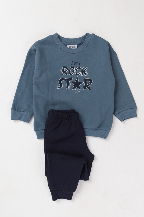 Παιδική φόρμα TRAX Rock Star 42945 Μπλε Ραφ