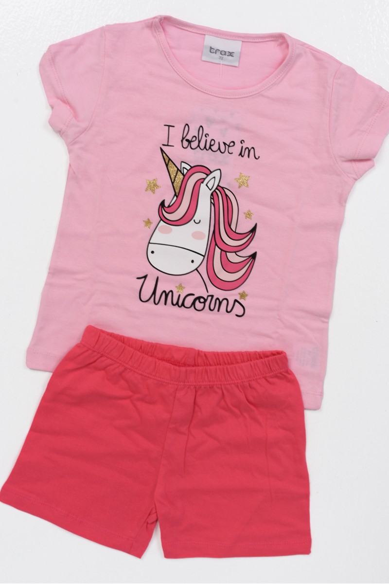 Παιδικές πιτζάμες UNICORN για μικρά κορίτσια