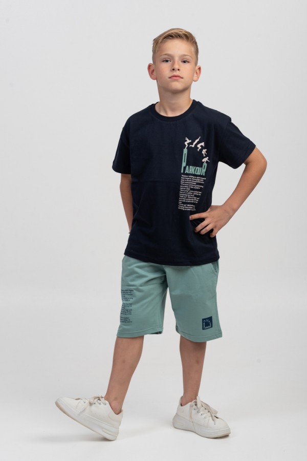 Παιδικά ρούχα καλοκαιρινά TRAX αγόρι 45339 Μπλε Σκούρο