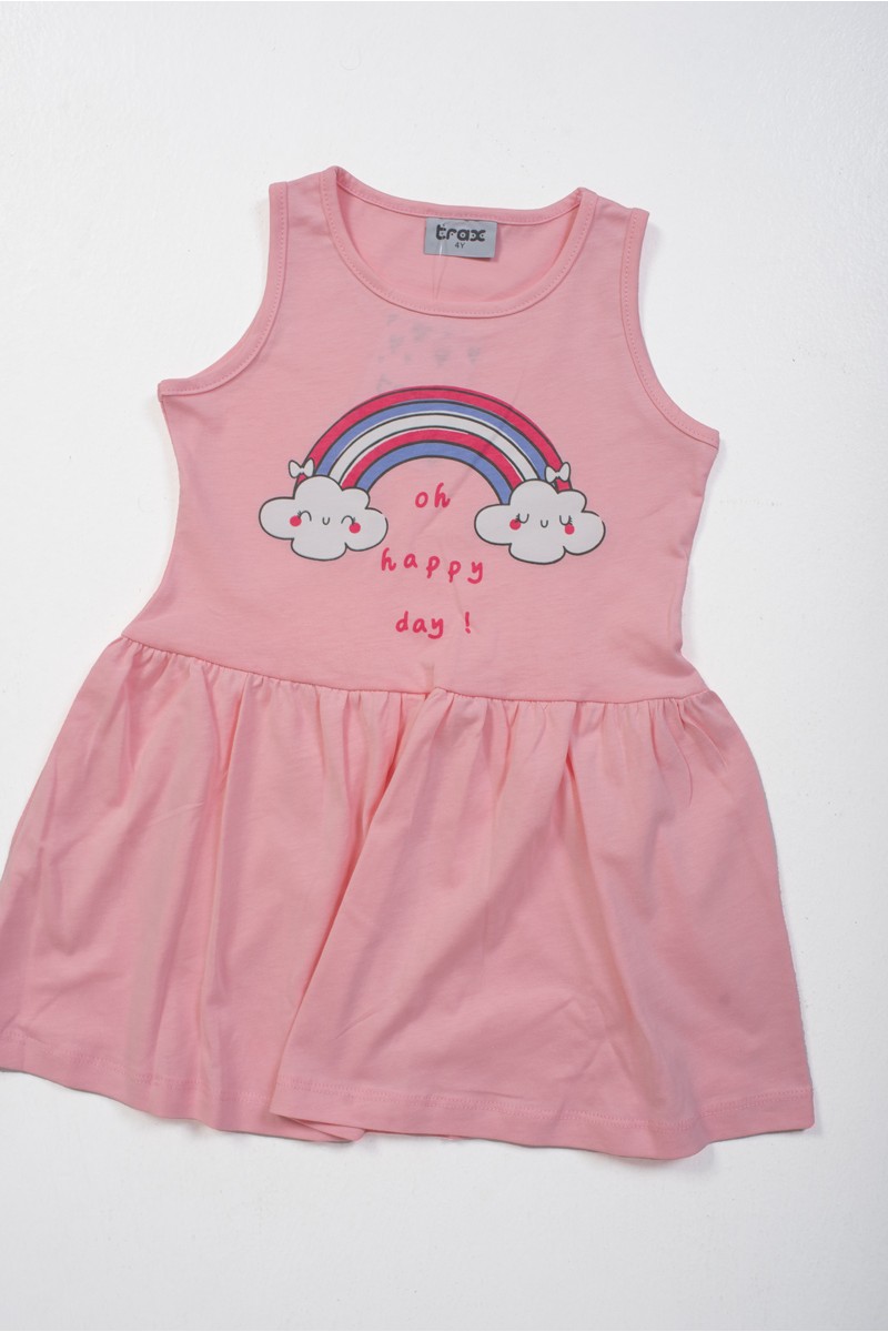 Παιδικό φόρεμα TRAX Rainbow 45240 Ροζ
