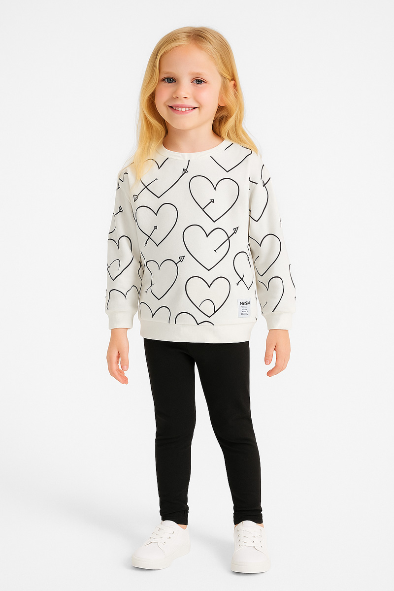 Παιδικό σετ με κολάν κορίτσι TRAX 48710 ΕΚΡΟΥ