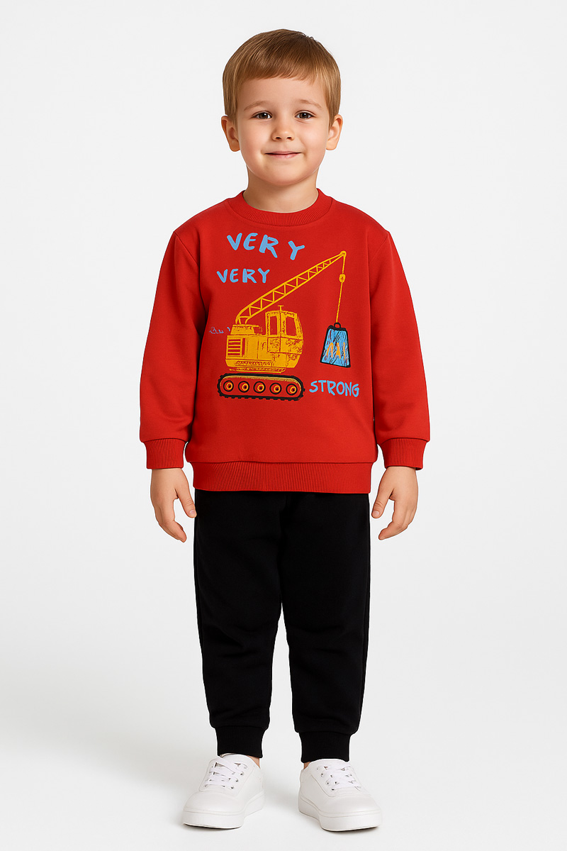 Παιδική Φόρμα σετ TRAX αγόρι 48908 ΚΟΚΚΙΝΟ